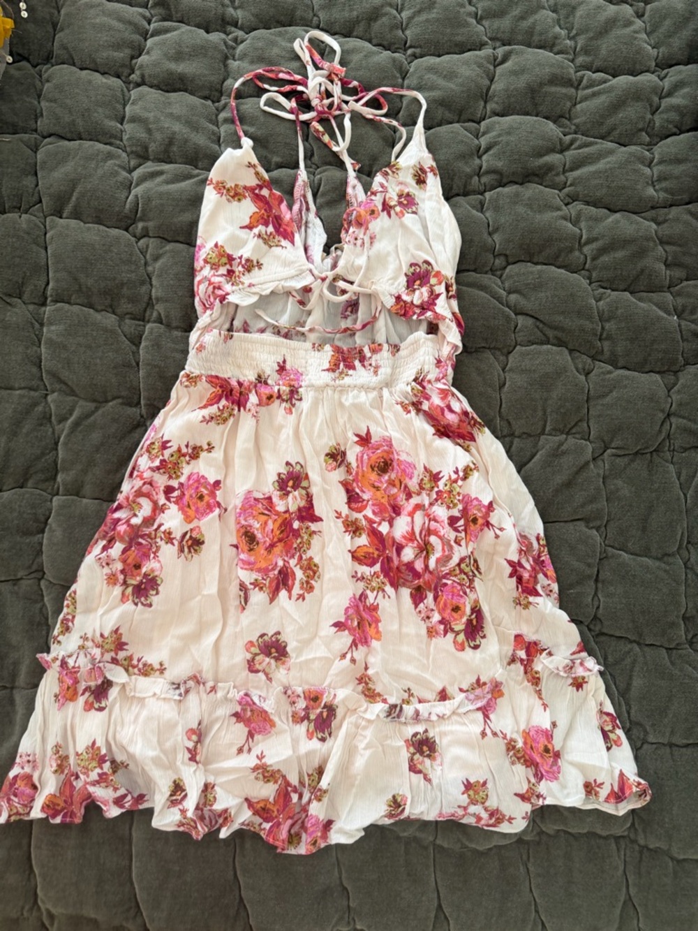 White Floral Sundress - Picture 3 of 5